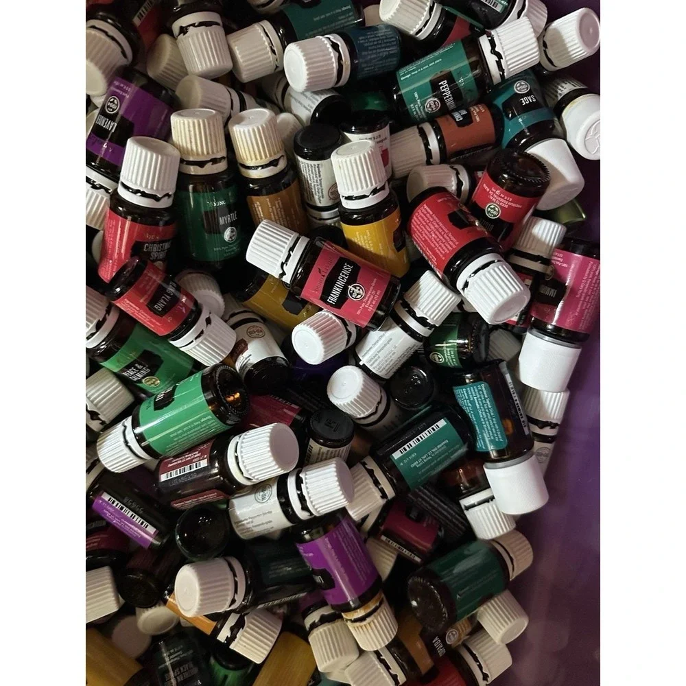 Lot Of 25 5ml Varieties Empty Bottles Young‎ Living Essential Oil. Unwashed